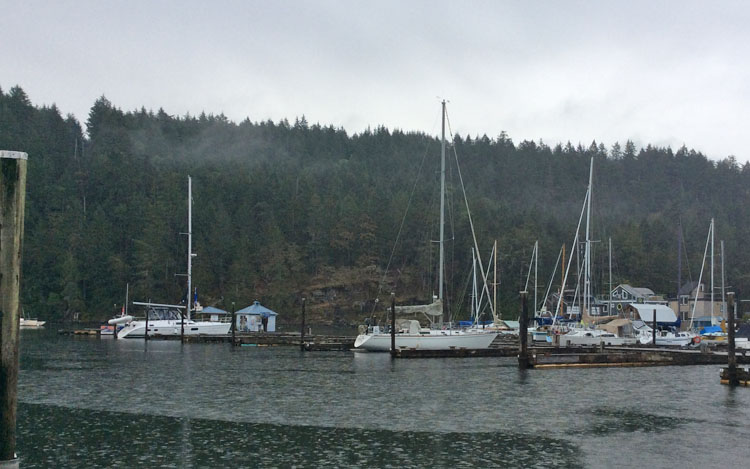 morgan berthed at birds eye cove