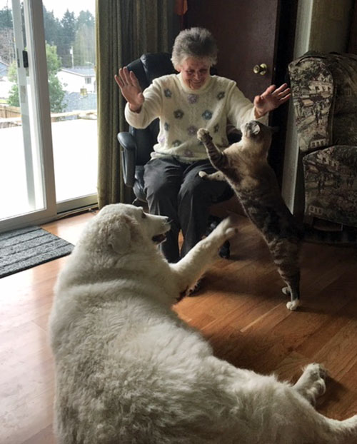 ragnar & frosty on new years day