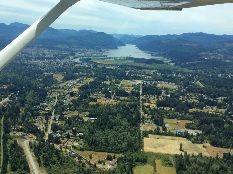 view of the alberni valley